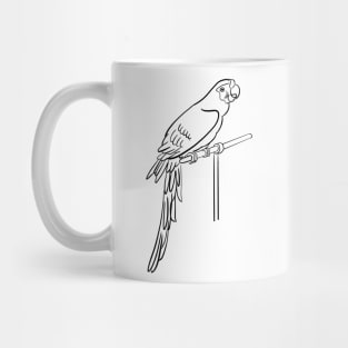 Stick figure parrot Mug